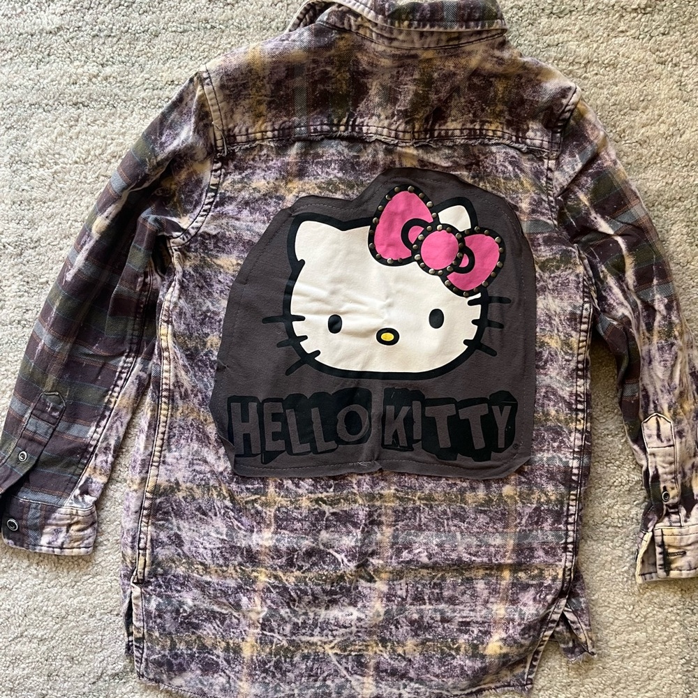 Art Class Hello Kitty Plaid Shirt